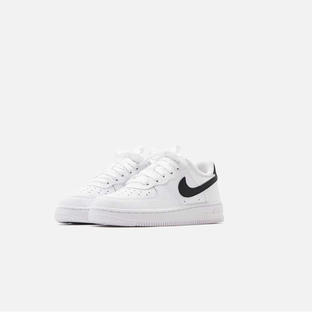 NIKE PRE-SCHOOL AIR FORCE 1 - WHITE / BLACK - KIDS SIZE 1.5Y